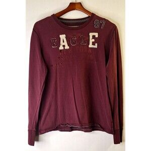 Vtg Y2K AMERICAN EAGLE OUTFITTERS T Shirt Men's‎ M Sun Faded Logo Skater Grunge